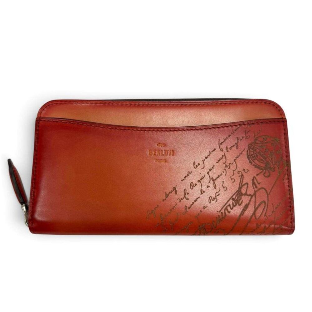 Berluti Itauba Leather Long Wallet